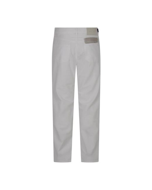 Jacob Cohen Gray Straight Jeans for men
