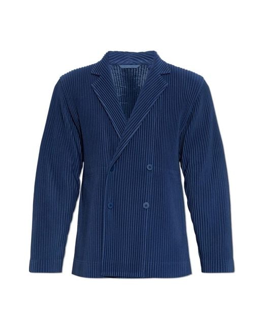 Issey Miyake Blue Blazers for men