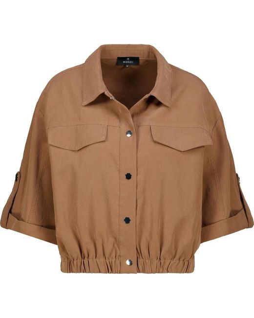 Monari Elegant Jas in het Brown
