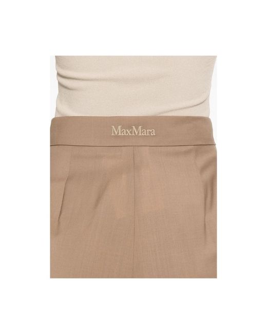 Max Mara Natural Wide Trousers