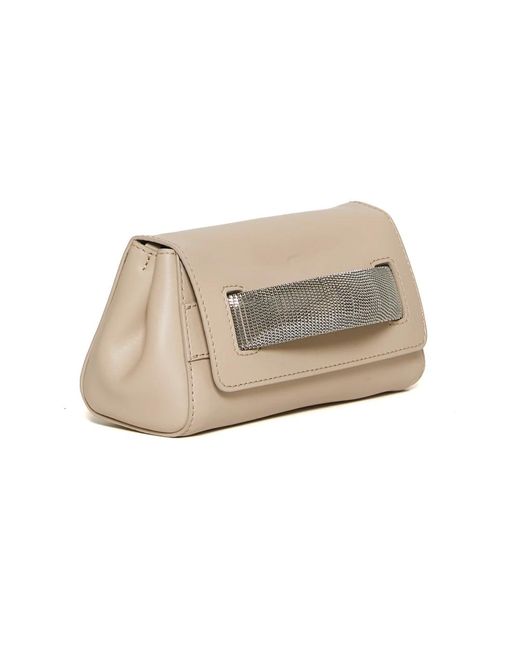 Orciani Natural Schicke lederhandtasche in