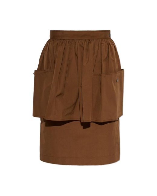 Chloé Brown Short Skirts