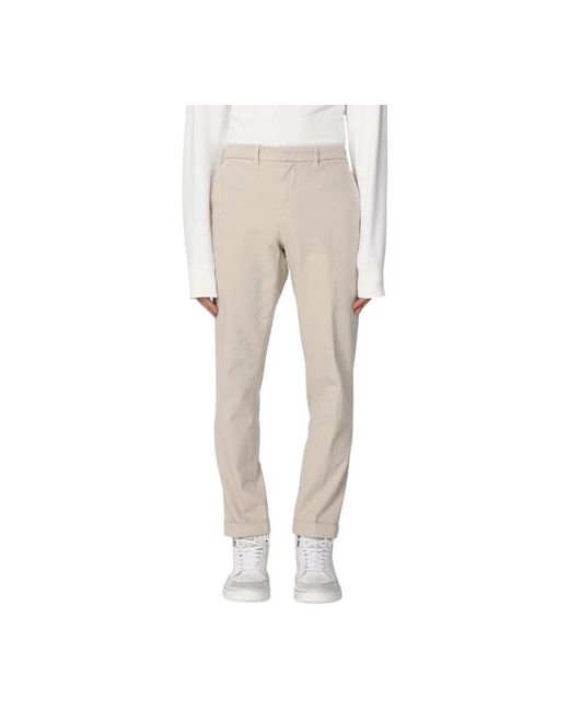 Fay Natural Slim-Fit Trousers for men