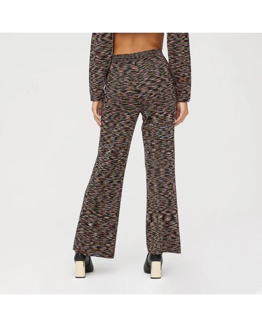 M Missoni Brown Wide Trousers