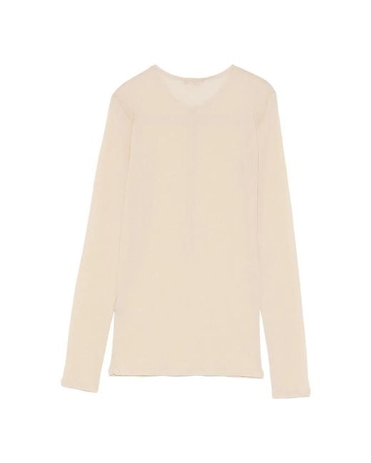 Soeur Natural Round-Neck Knitwear