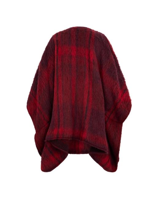 Alberta Ferretti Red Ponchos