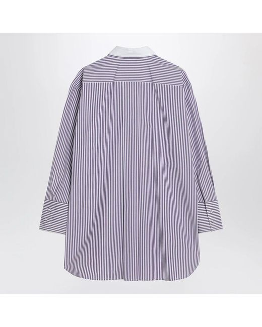 Max Mara Purple Langarmhemd