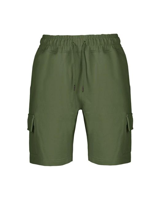 Bomboogie Green Casual Shorts for men