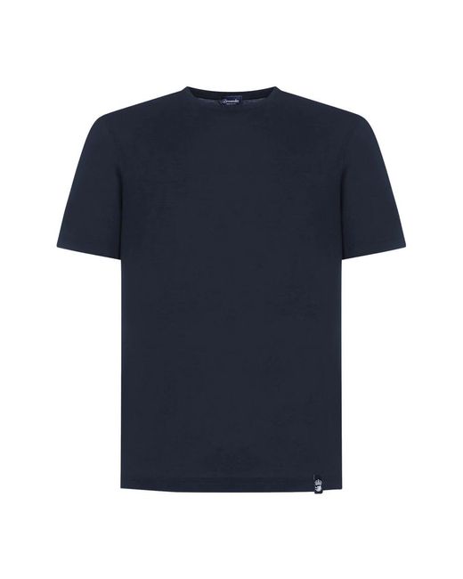 Drumohr Lässige t-shirt kollektion in Blue für Herren