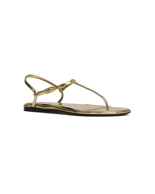 Paris Texas Metallic Flat Sandals
