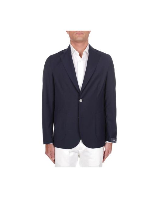 Barba Napoli Jassen ,Blauw ,Giacca Easy in het Blue voor heren