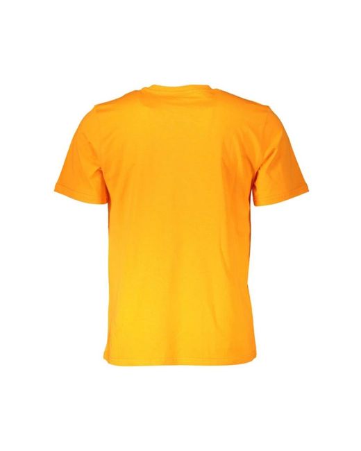 North Sails T-Shirts in het Yellow voor heren