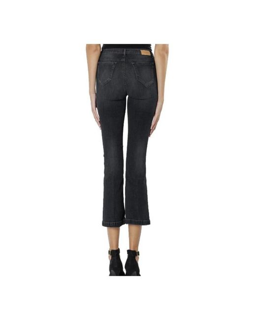 Kocca Flared Denim Broek in het Black