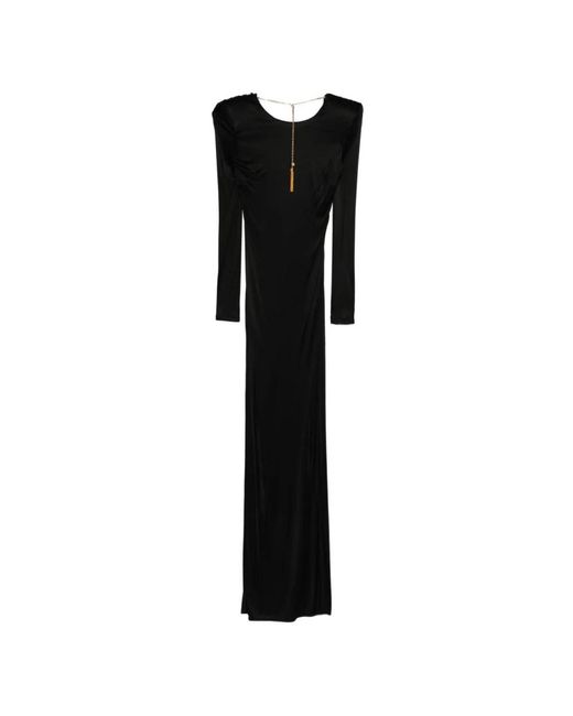 Elisabetta Franchi Maxi Dresses in het Black
