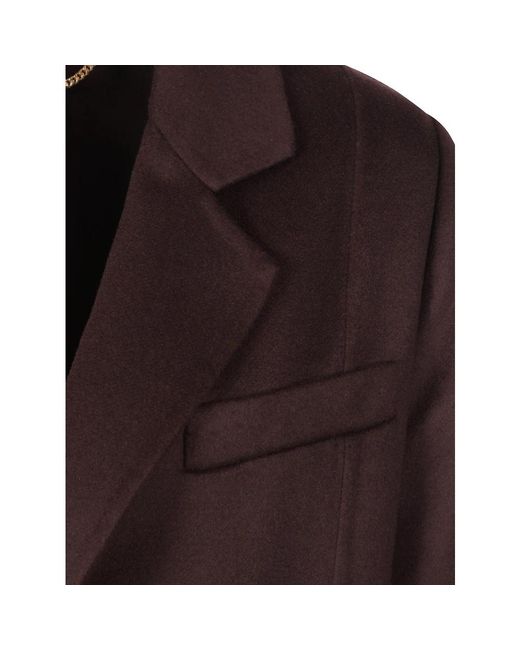 Victoria Beckham Purple Single-Breasted Coats