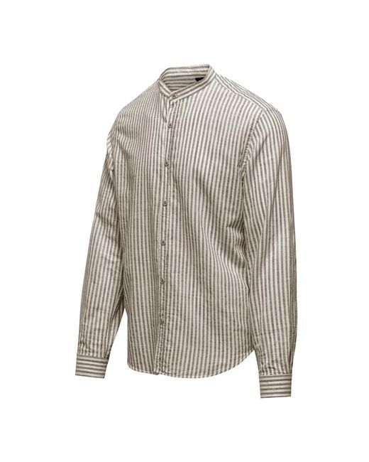 Bomboogie Gray Casual Shirts for men