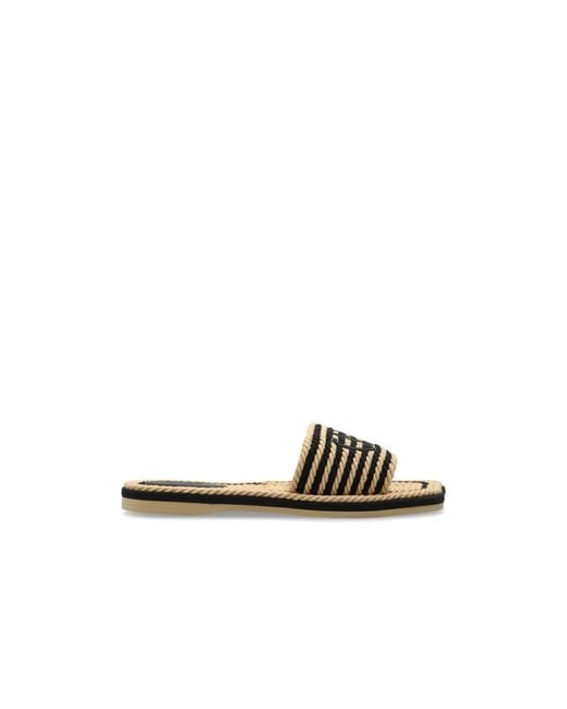 Chloé Natural Sliders