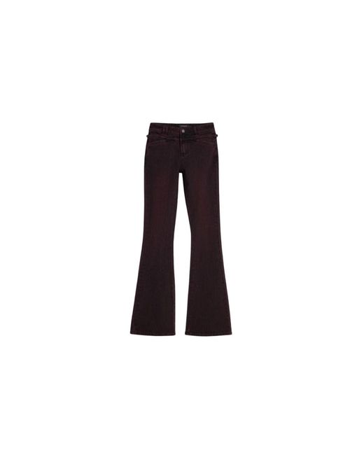Desigual Purple Flared Jeans