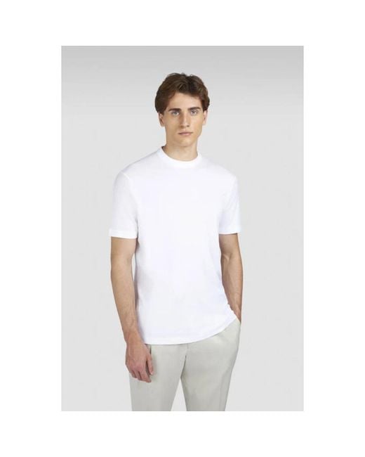 Paul & Shark X-Soft Katoenen T-Shirt in het White voor heren