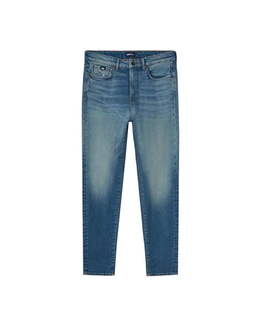 Slim jeans denim blu chiaro di Gas in Blue da Uomo