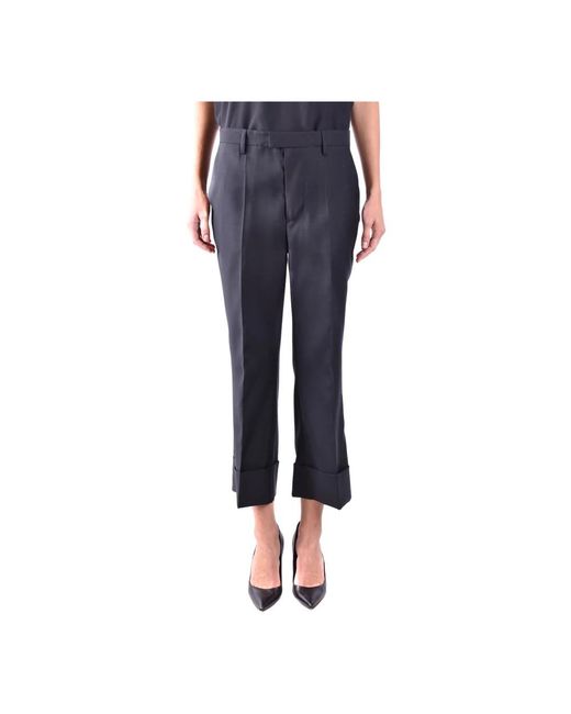 DSquared² Broeken ,Zwart ,Slim-Fit Broek in het Blue