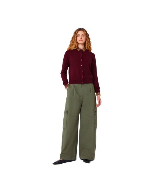Weekend by Maxmara Green Wide Trousers