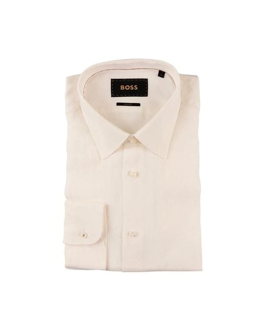 Boss Natural Formal Shirts for men
