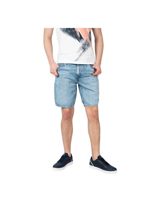 Shorts > denim shorts Guess pour homme en coloris Blue