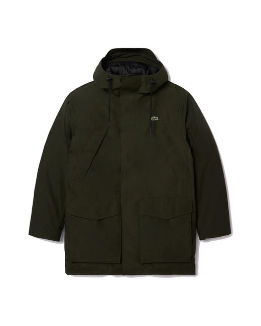 Parkas Lacoste pour homme en coloris Green