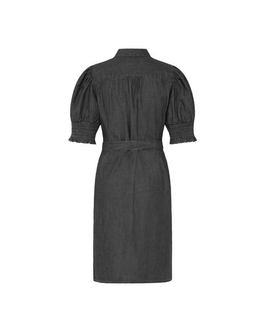 Shirt Dresses Ichi en coloris Black
