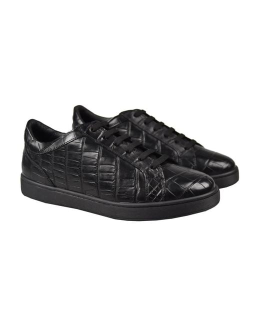 Kiton Black Sneakers for men