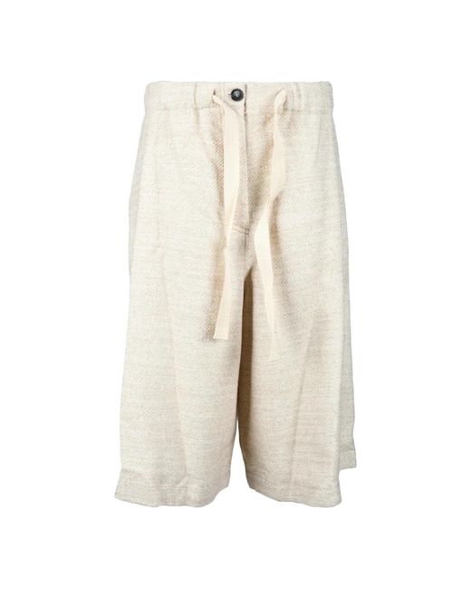 Semicouture Natural Bermudas