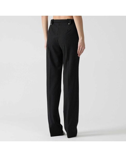Versace Black Straight Trousers