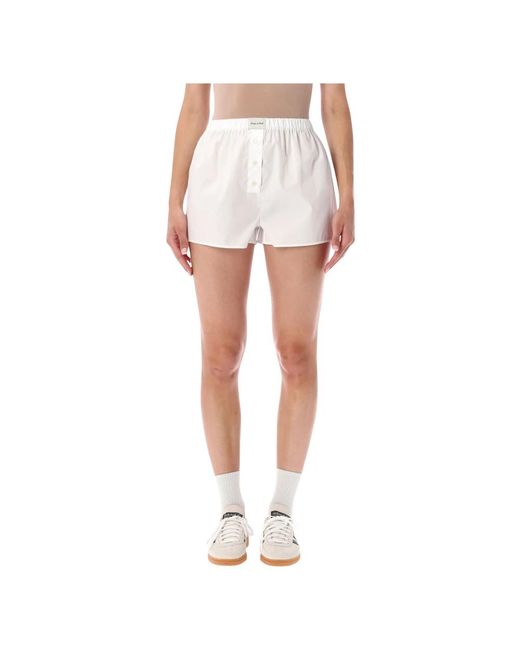 Sporty & Rich White Short Shorts