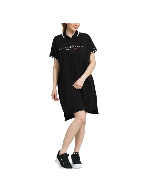 Tommy Hilfiger Black Short Dresses