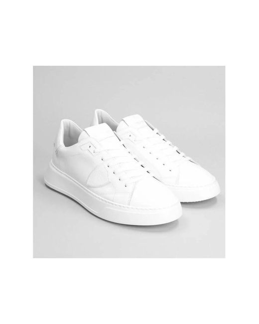 Philippe Model Stylische sneakers für männer und frauen in White für Herren