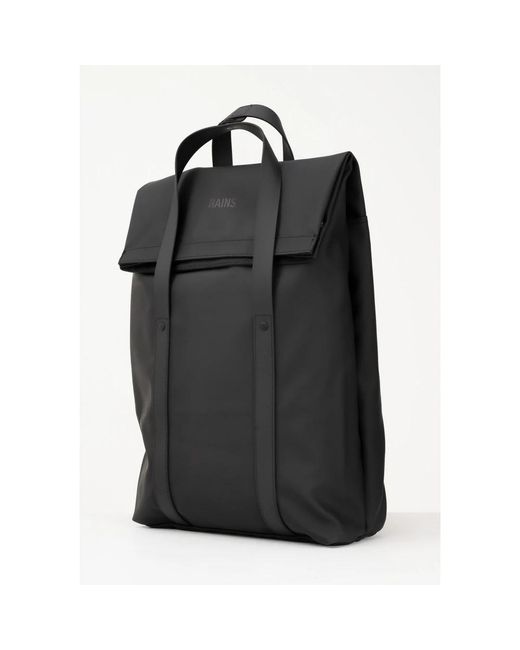Rains Black Backpacks