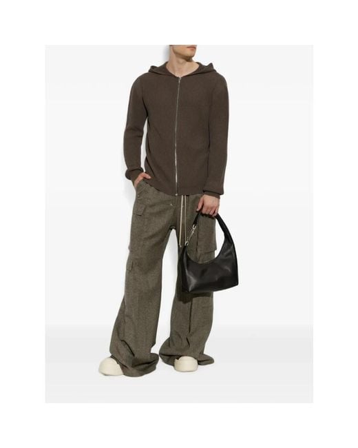 Rick Owens Green Zip-Throughs for men