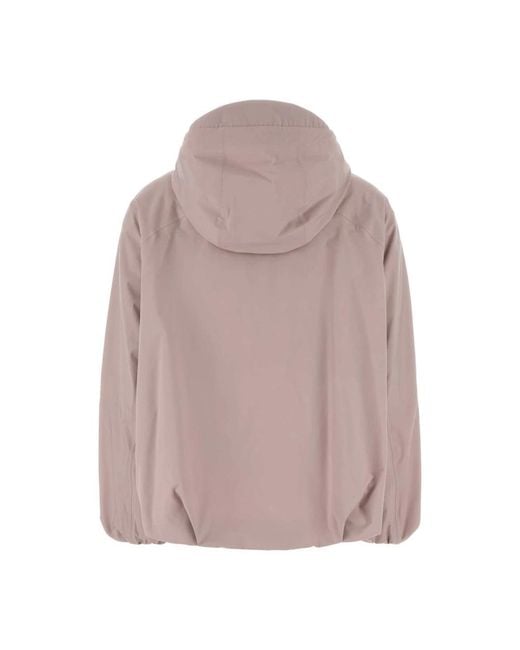 Herno Pink Nylon Short Down Jacket