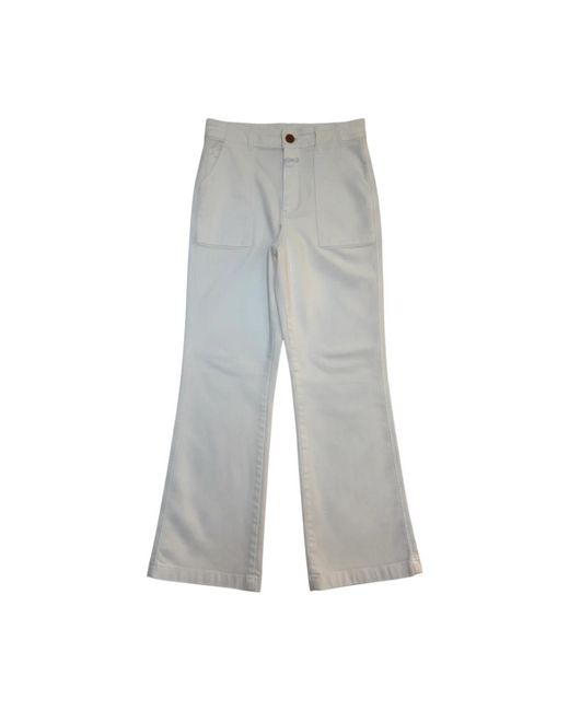 Closed Jeans ,Wit ,Katoen Aria Jeans in het Gray
