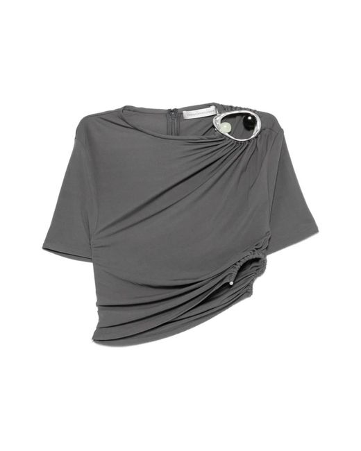 Christopher Esber Gray Blouses