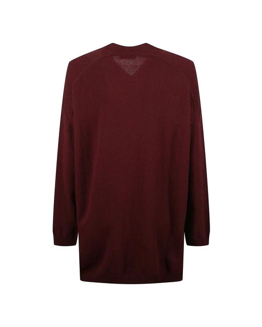 BITE STUDIOS Truien & Vesten ,Rood ,Wol North V-Neck Sweater in het Purple