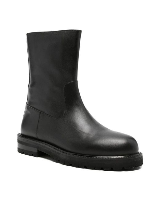 ADRIANNA FERETTI Black Ankle Boots