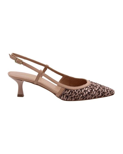 Gianmarco F. Brown Pumps