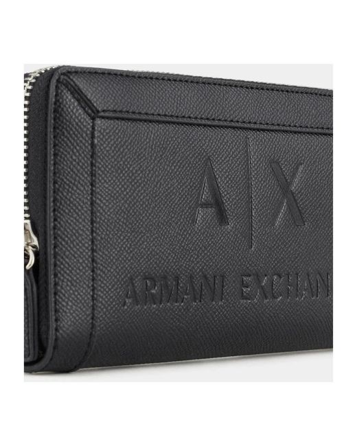 Armani Exchange Black Wallets & Cardholders