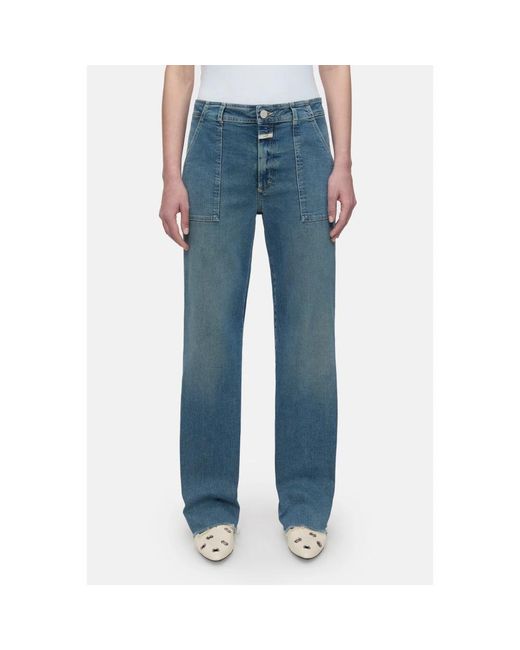 Closed Blue Straight Fit Jeans