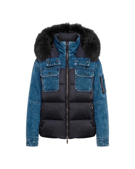 Winter Jackets Moorer de color Blue