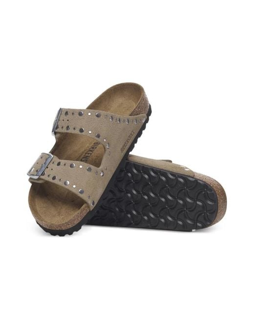 Birkenstock Brown Sliders