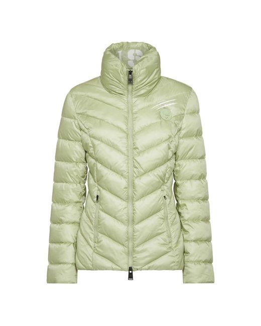 Philipp Plein Green Padded Bomber Jacket