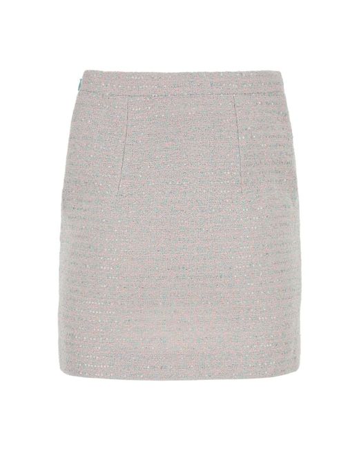 Alessandra Rich Elegante Rokken Voor Een Stijlvolle Look in het Gray